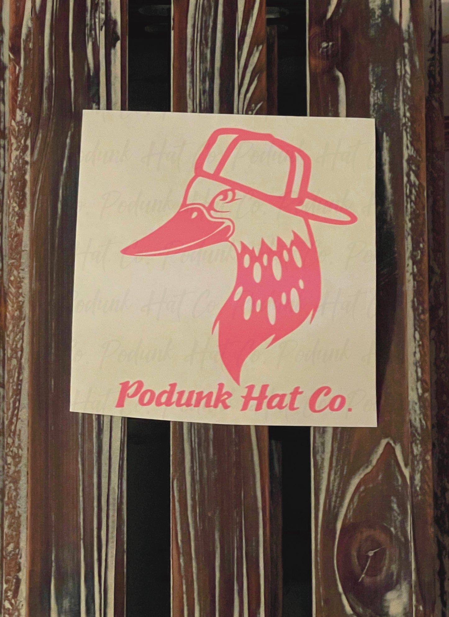 Podunk Loon Decal