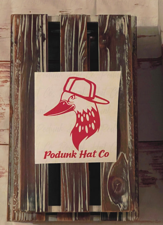 Podunk Loon Decal
