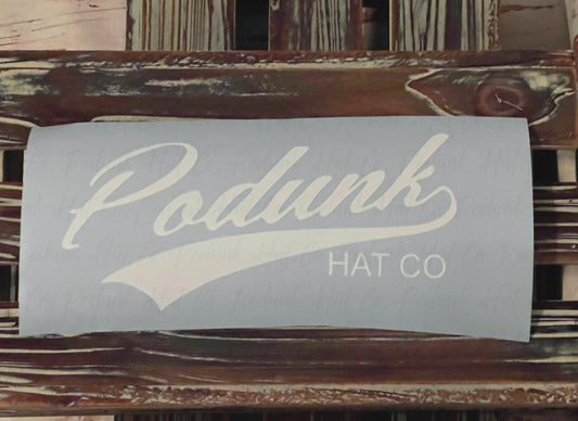 Tailed Podunk Decal